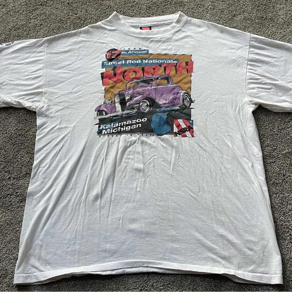 1996 Kalamazoo MI Hot Rod Nationals T Shirt Mens XL